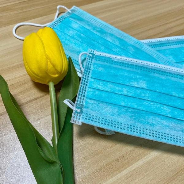 High Filtration Non Woven Fabric Face Mask  Dust Proof Hospital Face Masks