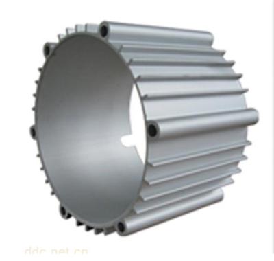 Blue Powder Painted 6082 Aluminum Extrusions Electromechanical Parts