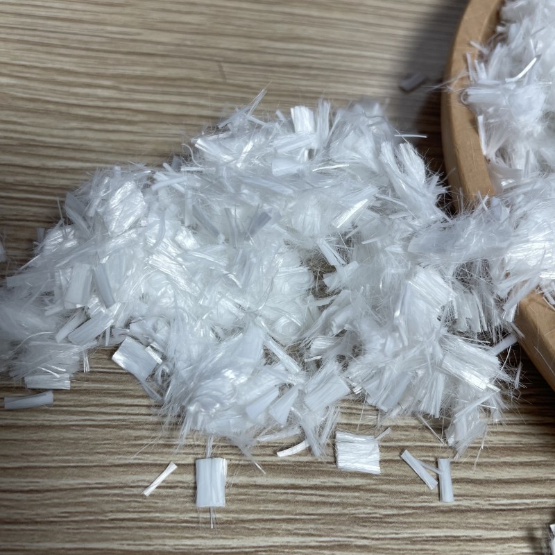 For Asphalt & Construction  Filtration Road Construction  High Strength Reinforcement 4D*6MM Fiber Polyester Chopped Staple Fiber