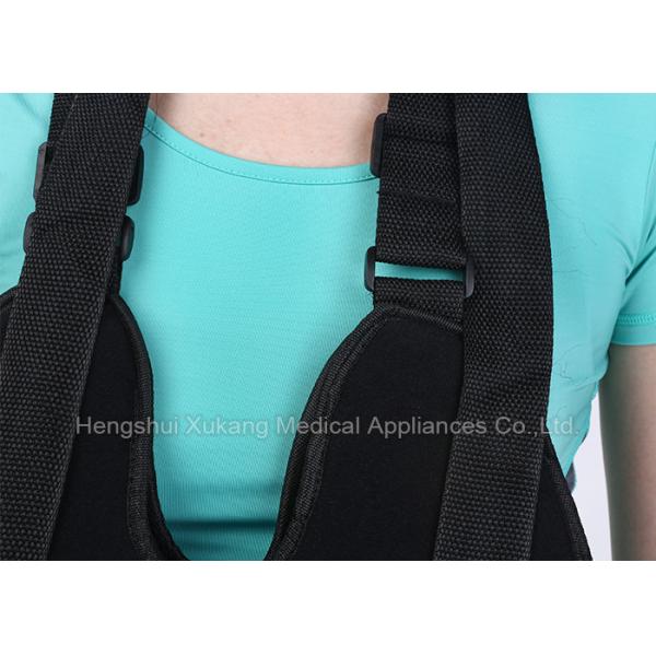 XL / XXL Black Medical Arm Sling , Durable Adjustable Arm Sling With CE FDA