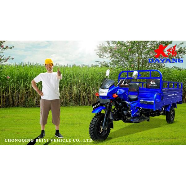 Water Delivery Cargo Motorcycle 150cc 3 Wheel Cargo Tricycle with 1200kg Loading Capacity