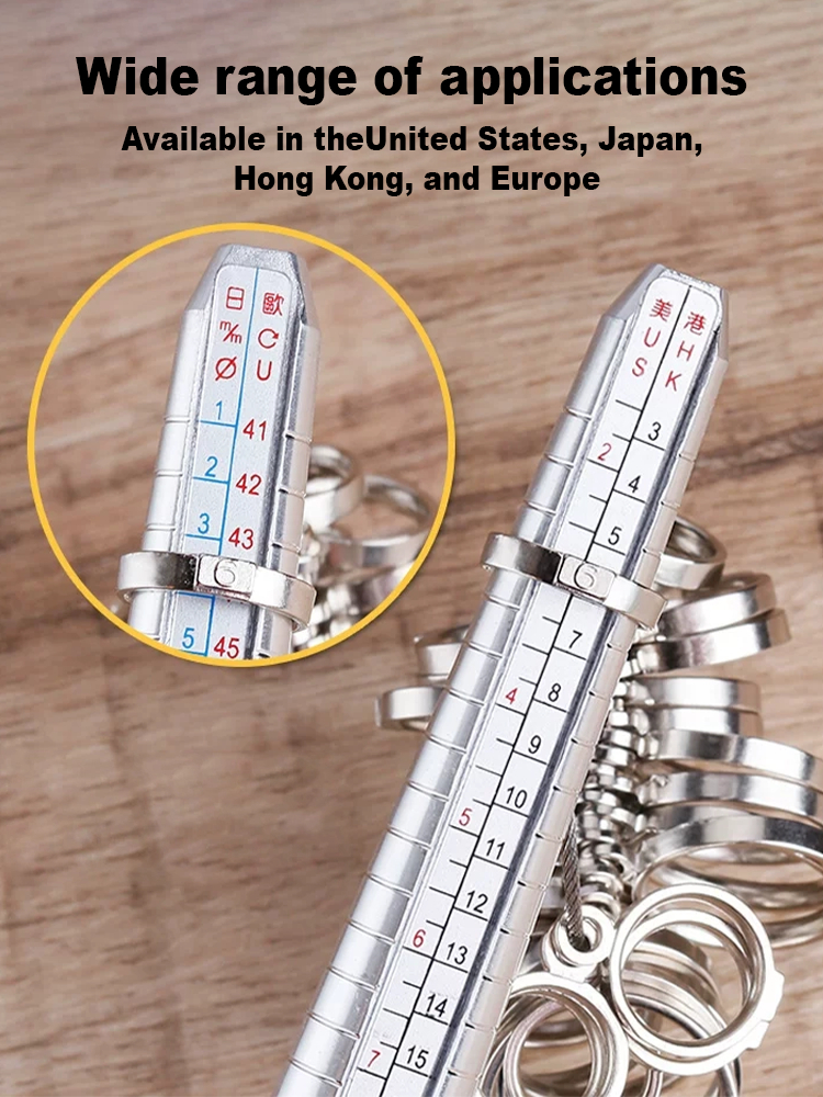Precision Measurement and Adjustable Trimming Ring Tool with Durable Construction for Jewelry Making
