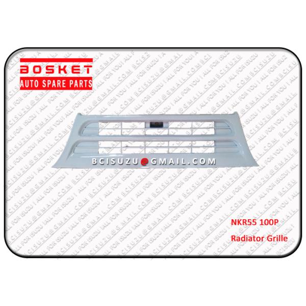 Nkr55 100p Isuzu Body Parts Radiator Grille White , Isuzu Truck Parts
