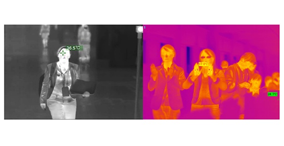 Камера термического изображения интерфейса РДЖ45 фиксированная с рядом 8-14μм спектральным