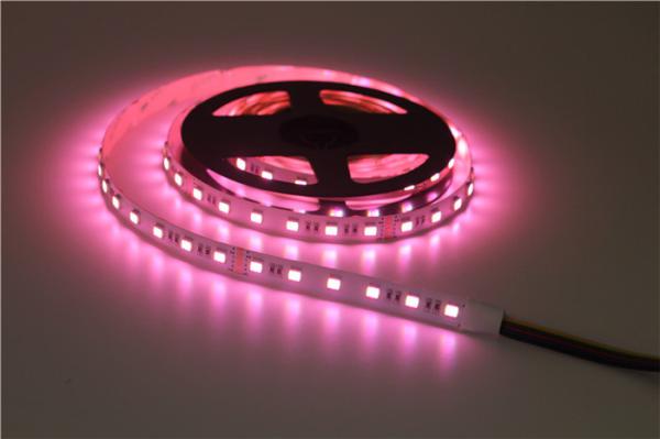 SMD 5050 RGB Waterproof LED Strip Lights with Controller and Driver 14.4W Power