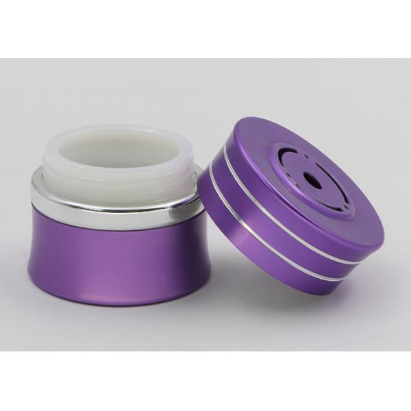 Пурпурная пустая стеклянная косметика раздражает 20мл для домодельной упаковки сливк тела косметик