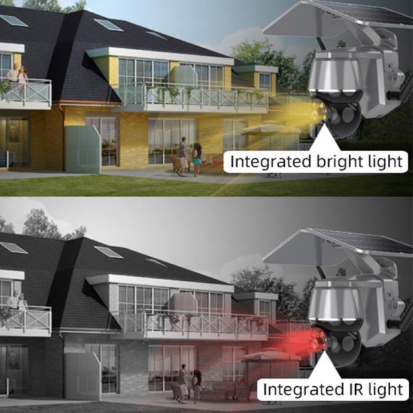 2MP 4G Solar PTZ Powered Battery Cloud PTZ Camera Outdoor Waterproof PIR Motion detection P2P CCTV 4G Security CAMERA