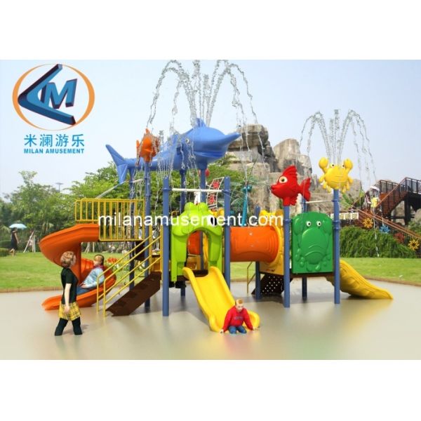 Colorful Thrilling Water Body Race Slide For Commericial