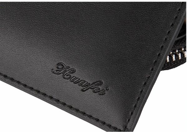 TPCH Mens Soft Leather Wallet , BM 0.08KG Card Holder Coin Purse Zipper