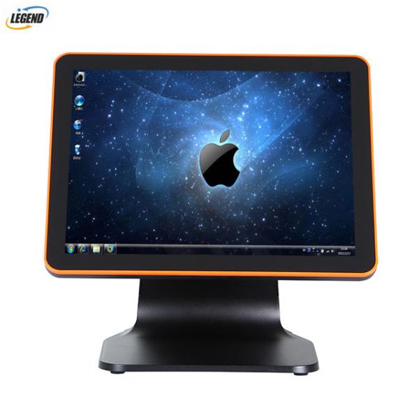 PC Desktop Computer Touch POS System 1024 X 768 Pixels With Stable Metal Stand