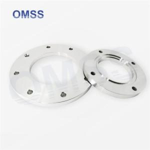 Acessórios de flange de vácuo com torneira de aço inoxidável ISO