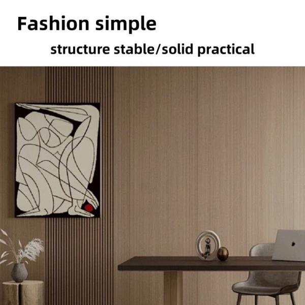 Alta textura de madera brillante de bambú tablero de carbón 3d paneles veneer de madera decorativa para decoraciones de dormitorio