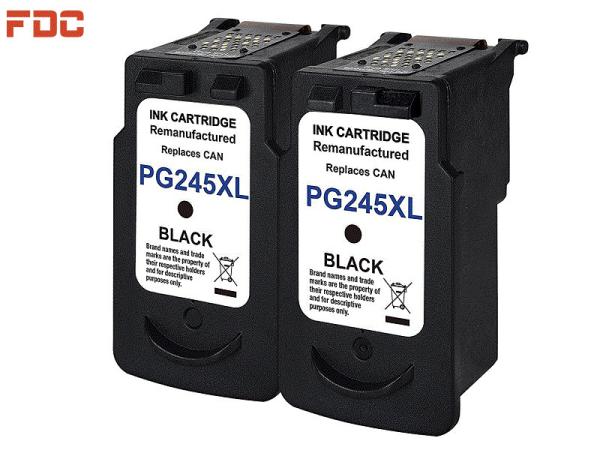 PIXMA IP2820 MG2420 Printer Rebuilt Ink Cartridges Canon PG 245XL Replacement