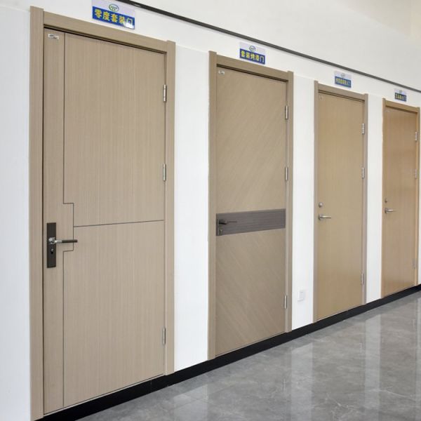 Fireproof Solid Core Plywood Interior Doors  Safe, Durable Bedroom Timber Doors