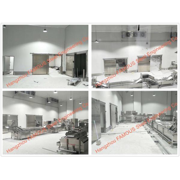 Commercial Walk In Freezer Refrigeration Polyurethane Panel Cold Storage Insulation