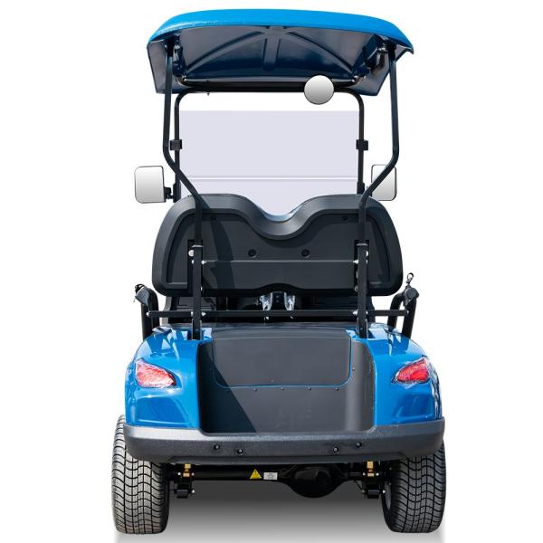 Foldable Ev 2 Seat Classic Vintage Golf Carts With Mirrors And Bed Enclosed 72V Trolley