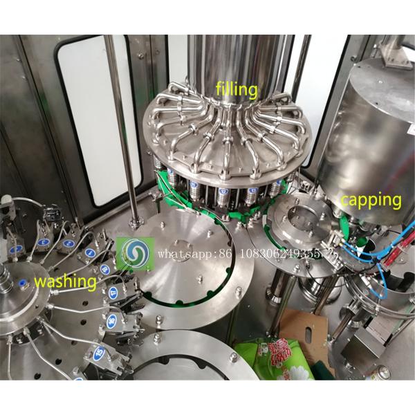 Automatic Water Bottle Filling Machine , Bottle Filling And Capping Machine