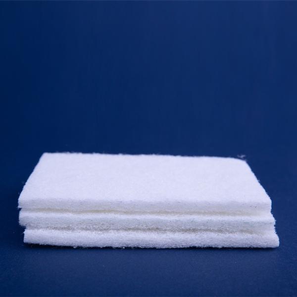 DH-C1-9 éponge de nettoyage de cuisine blanche non rayé Pad de nettoyage abrasif Carré 15*10*0,8cm