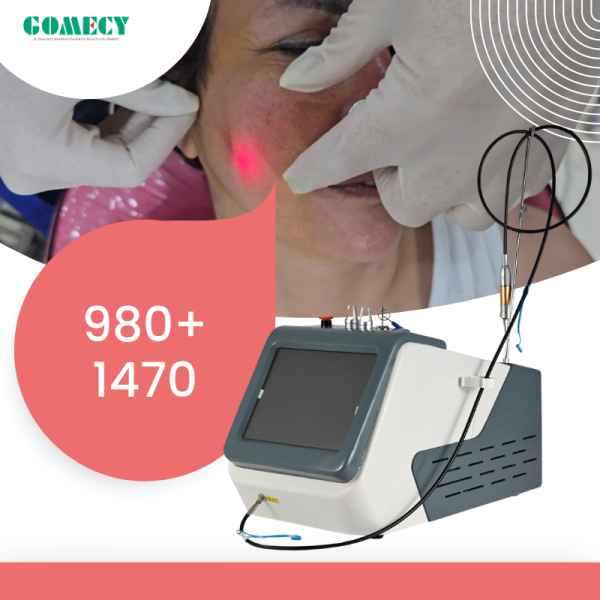 980nm 1470nm Diode Laser for Endovenous Laser Treatment EVLT Vascular Removal Onychomycosis and Laser Lipolysis Surgery Device