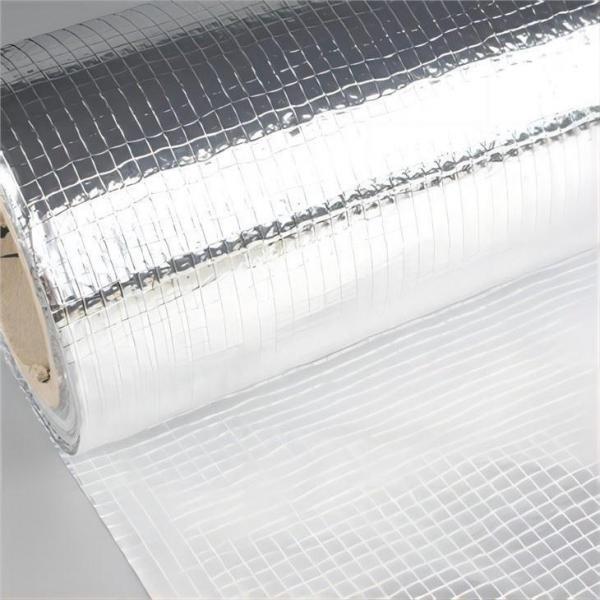Square Fiberglass Facing Material Aluminium Foil With Glass Polyline 20mic