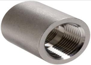 Asme B16.11 Forged Steel Pipe Fittings , Anti Rust Socket Weld Coupling