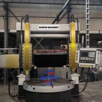 Machine à tour CNC verticale à fuseau jumeau 4000 mm pièce à usiner