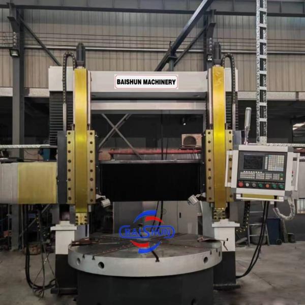 CNC Vertical Lathe Machine Twin Spindle 4000mm Workpiece