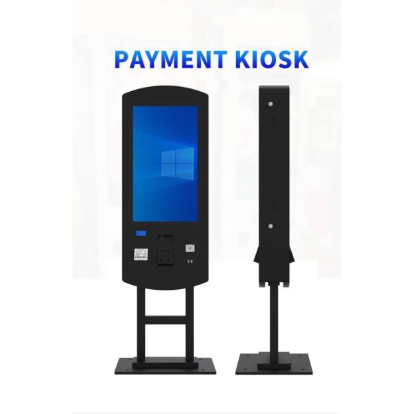 32 Inch Touch Screen Interactive Food Ordering Kiosk with Payment System Wireless Network LCD Screen