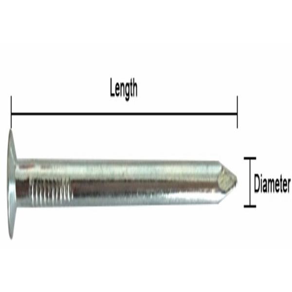 El alambre de metal anticorrosión clava el clavo común del hierro del acero Q195 utilizado para los muebles