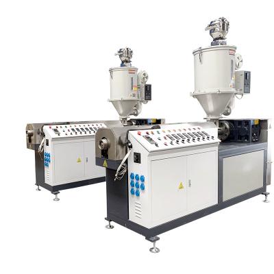 Máquina plástica pequena térmica de nylon da extrusora da máquina expulsando das tiras da ruptura