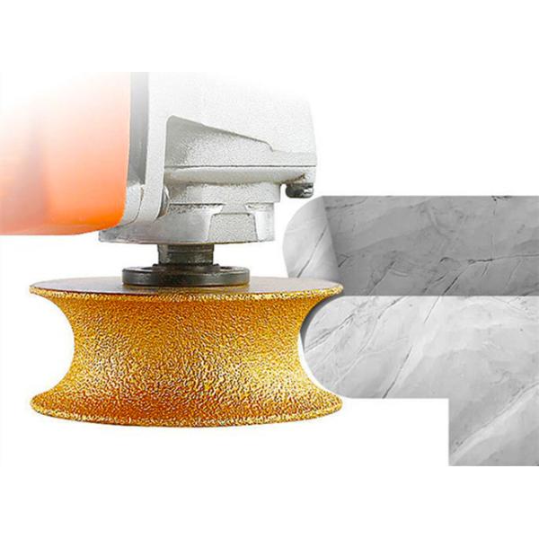 Абразивный диск паяемый вакуумом кварца формы диаманта 75mm