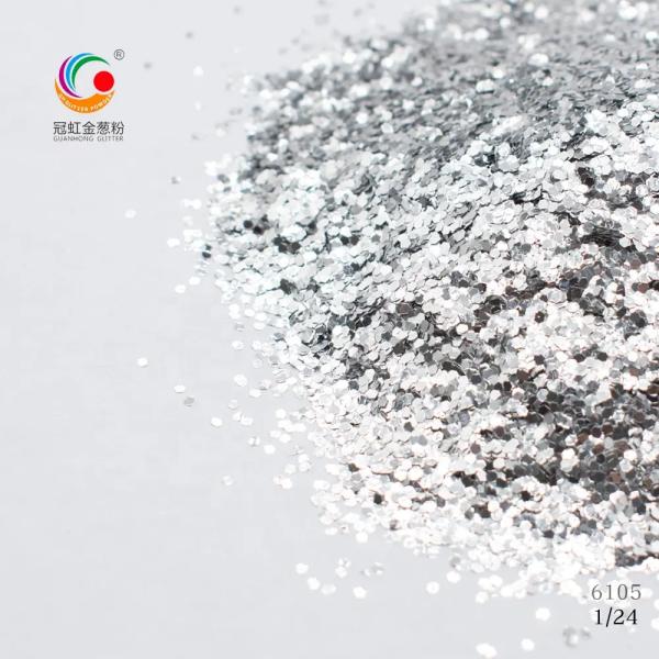 Injection Holo Glitter Lip Gloss Super Flash Holographic Silver Loose PS AS ABS PE PP PC