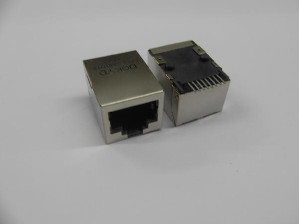 Shielded 10/100 Base 8P8C SMD RJ45 PCB Connector Intergrated Magnetics KRJ-SM002WNL