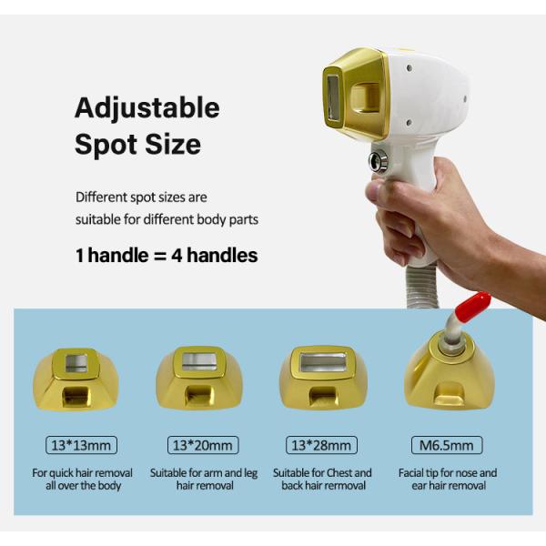 2000W Skin Rejuvenation Painless Hair Removal 808nm Diode Laser Machine