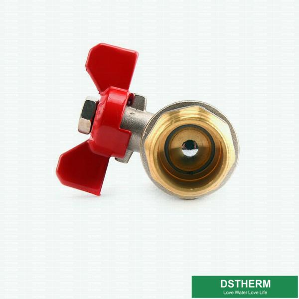 A fêmea do homem do punho da borboleta rosqueou a válvula de bola de bronze forjada Mini Brass Ball Valve