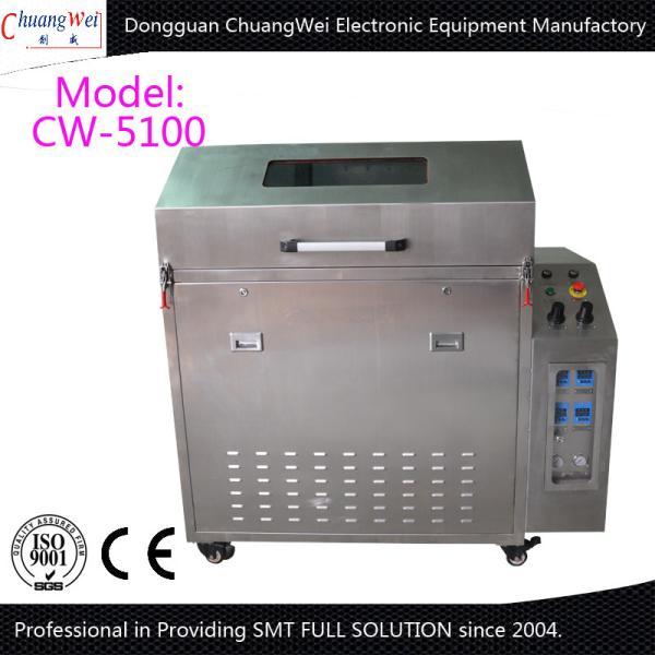 Safe Smt Pallet Washer Machines Electric Pneumatic Control Cleaning Machine