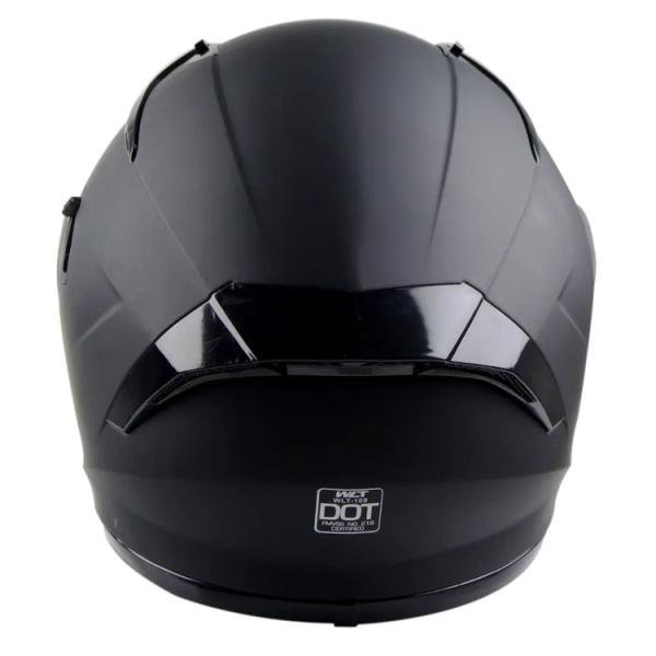 Custom DOT Double Lens Visor Full Face Helmet Casco Racing Black/White/Custom Color