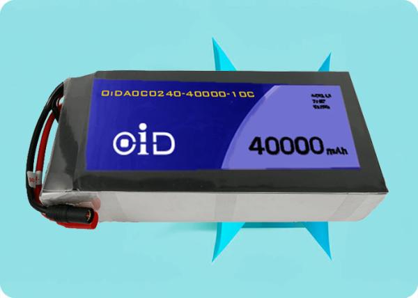 22.2V 40000mAh Drone Battery 60A Discharge 300 Cycles