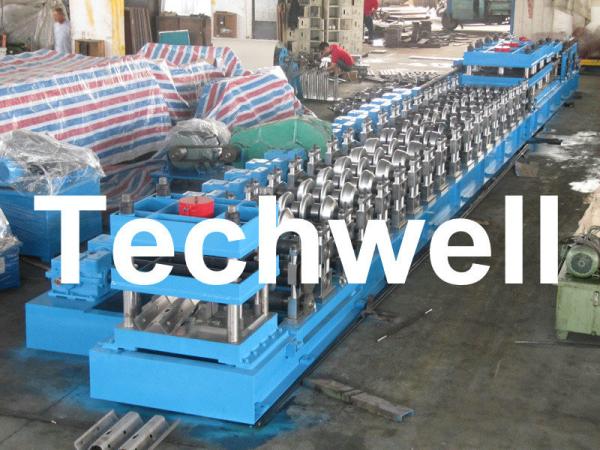 7 rolos que nivelam o rolo do corrimão da via expressa que forma a máquina para a barreira de impacto TW-W312