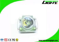 Luzes de mineração led transparentes 13000 lux sem fio IP68 à prova d'água Cree led com tela OLED farol mineiro
