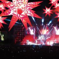 Oxford Cloth Inflatable Advertising Products Star Lighting for Holiday