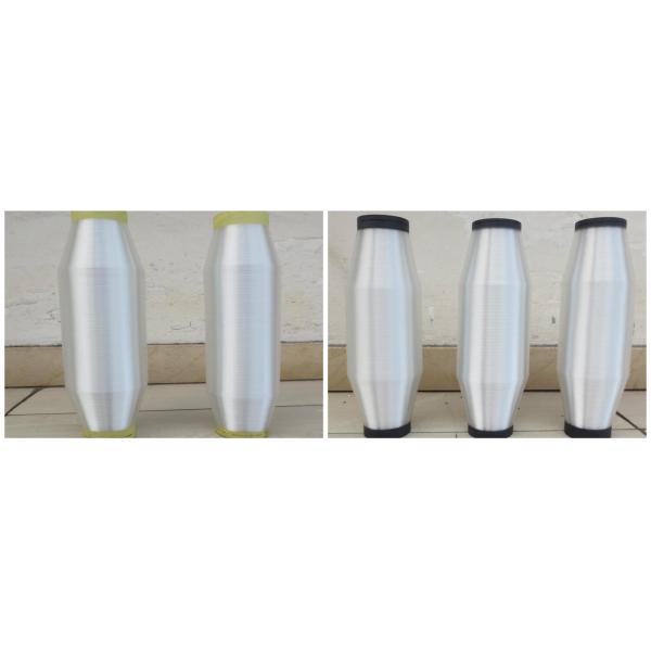 Fio branco do monofilamento do polipropileno, fio do polipropileno para fazer malha