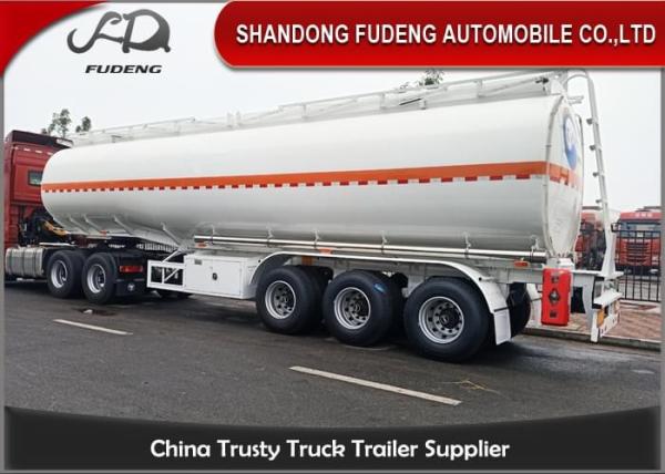 45000 L 4 Compartment Fuel Tanker Semi Trailer Customized Color High Performance