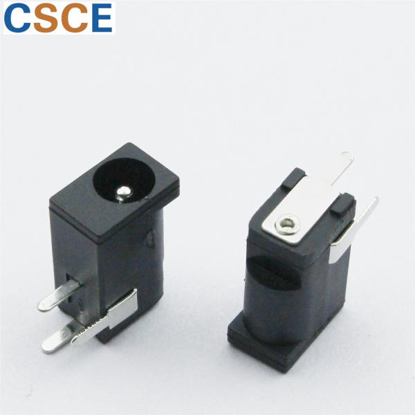Salt Spray 12H Outlet DC Jack 3 Pin , 30V Female Right Angle DC Power Connector