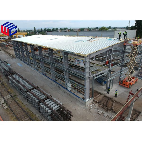 Structural Frame Steel Prefab Buildings Warehouse Fabrication Corrosion Resistance