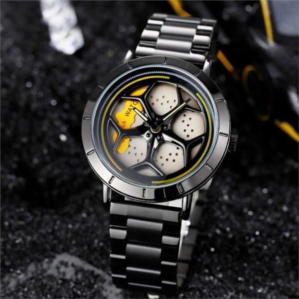 Rustless Stainless Steel Back Quartz Movement Watch 310mm Strap Length