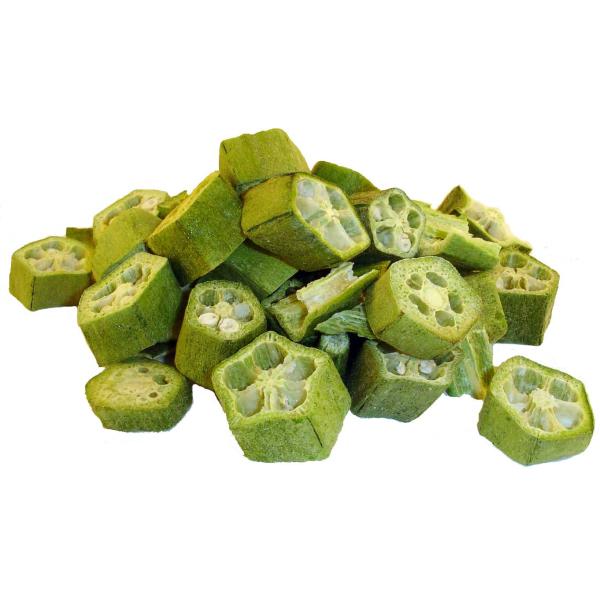 Buck Sell China Healthy Dried VegetableFreeze Dried Okra Cross Cut