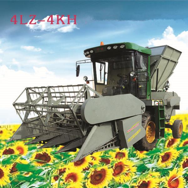 Sunflower combine harvester