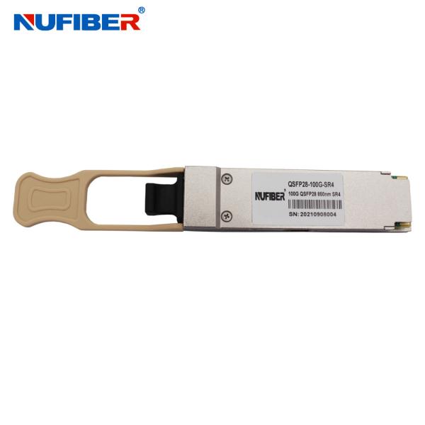 850nm 100m 100G QSFP28 SR4 MPO Optical Transceiver QSFP Module