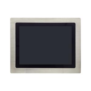 PC de painel de aço inoxidável com 10 pontos de toque capacitivo com 8 GB de RAM